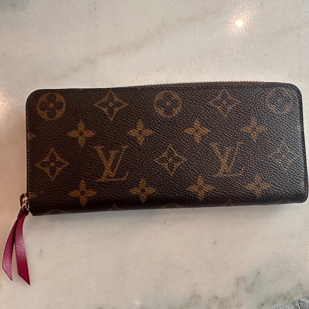 Louis Vuitton Clemence Wallet Monogram Canvas